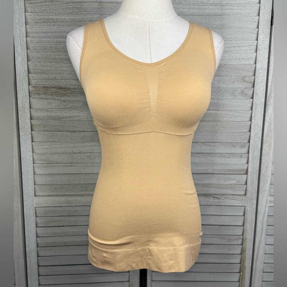 CAMISHAPER Women's Shaping Tank Top Tan-XL